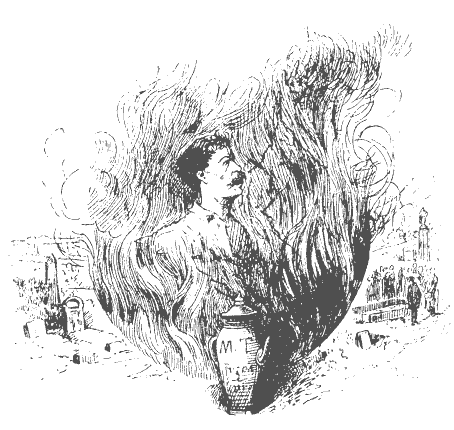 Suppressed cremation illustration