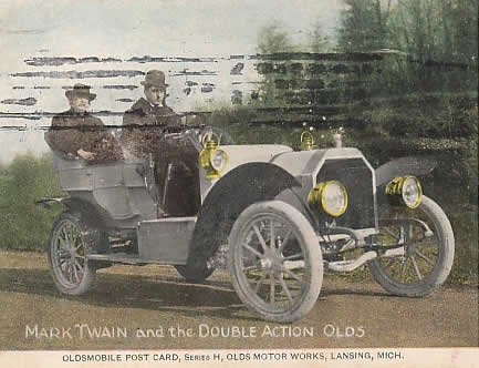 Oldsmobile postcard