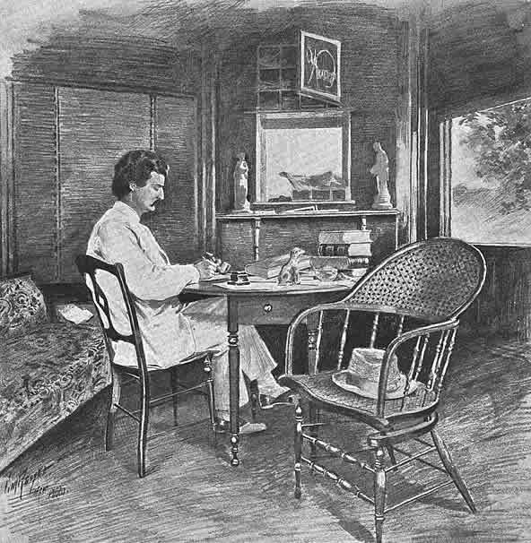 Twain writing