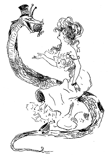 Eve and the serpent
