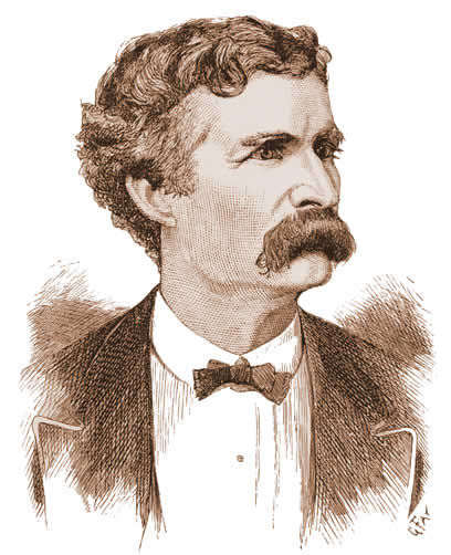 Twain portrait by Fay