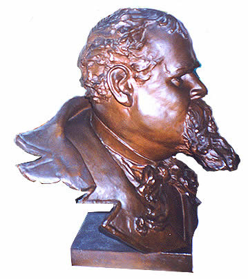 Bust of James Campbell profile