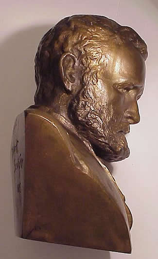 Bust of Grant - right side