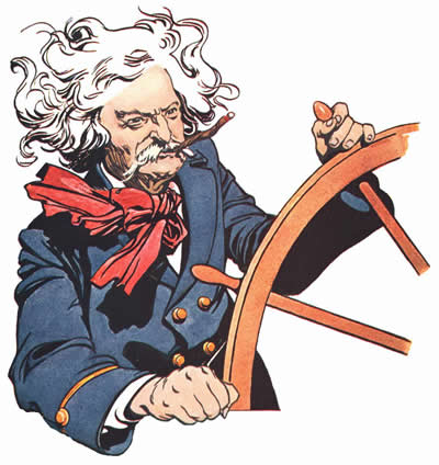 Mark Twain illustration