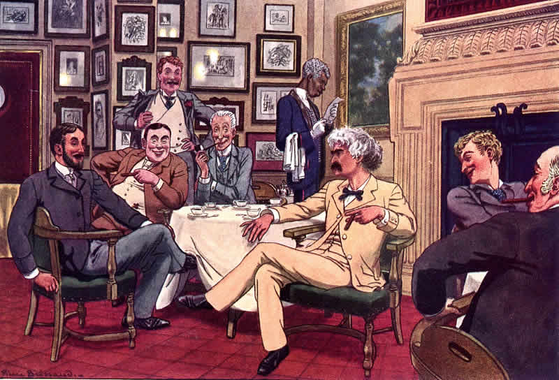 Twain at the Lotos Club