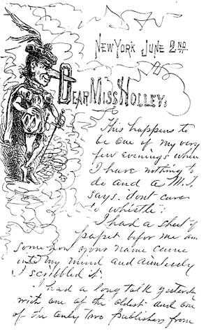 Letter to Miss Holley