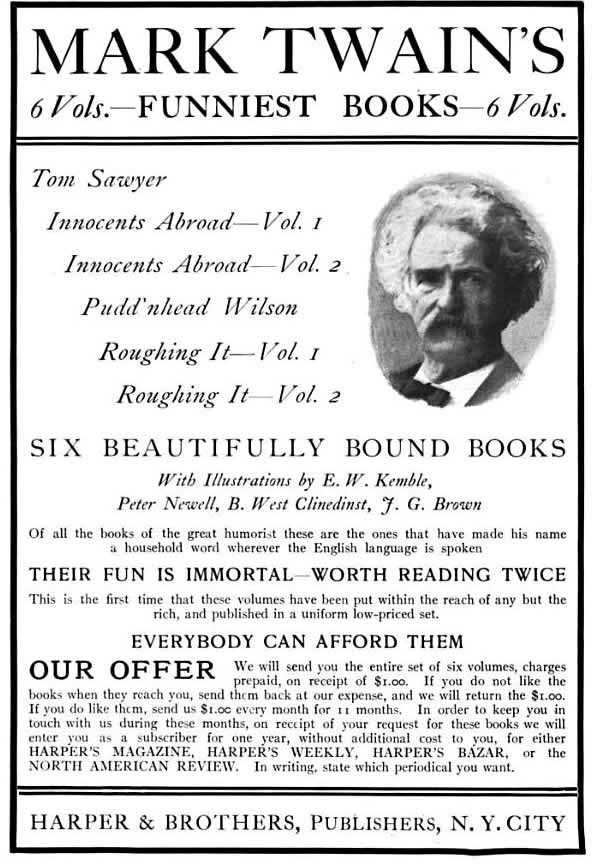 Funniest book ad 1903