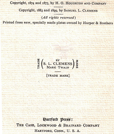 copyright page