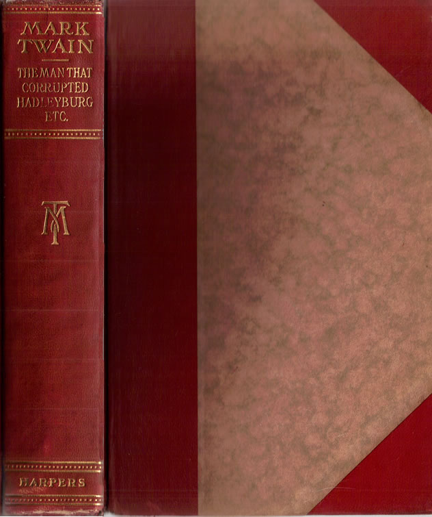 Red leather binding