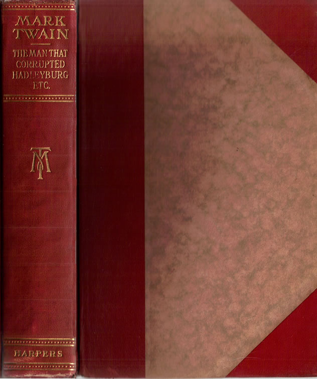 Red leather binding