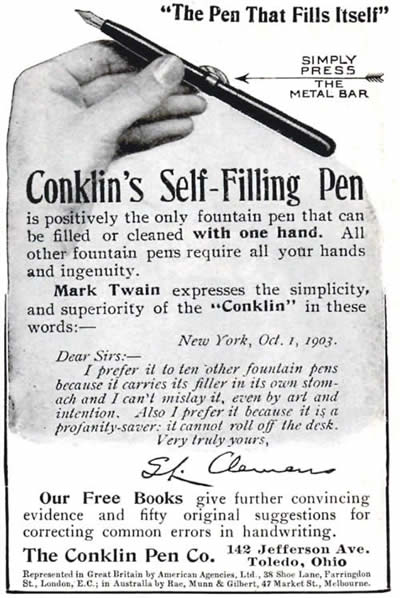 Conklin ad