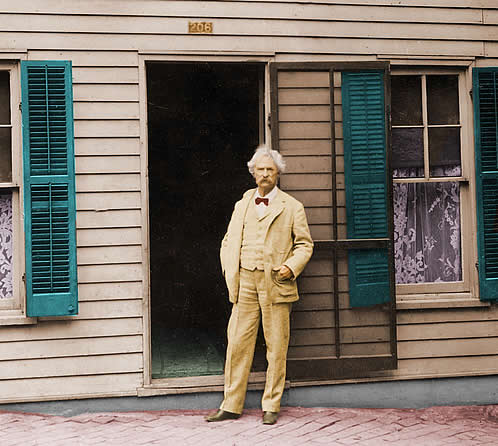 Twain in Hannibal 1902
