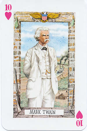 Twain card 10 of hearts