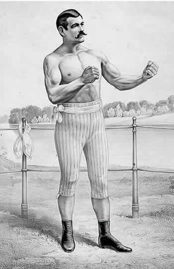 Boxing champ John L. Sullivan