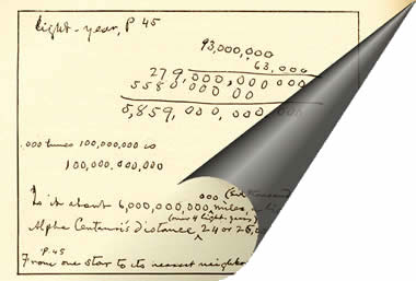 Light year calculations