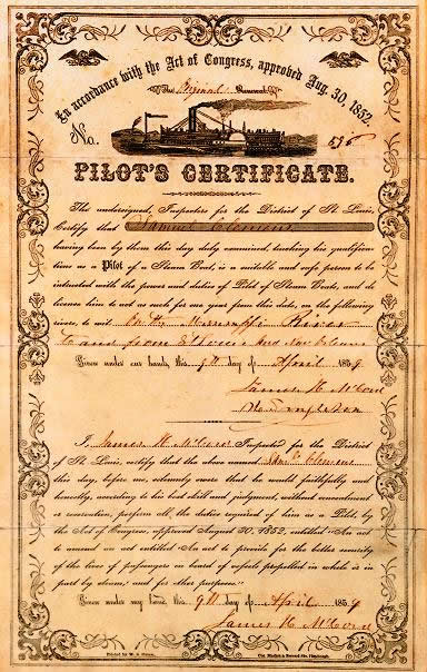 Pilot's Certificate