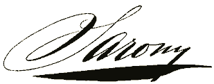 Sarony Signature