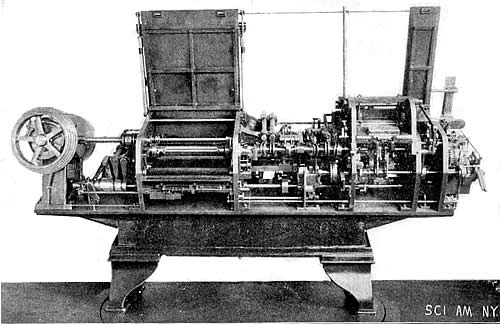 Paige Typesetter - rear view