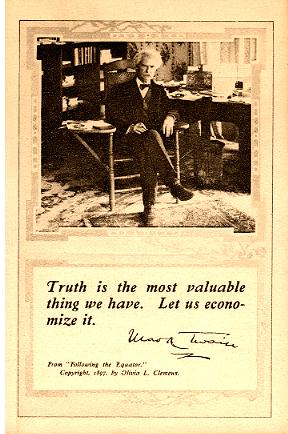 Truth postcard